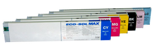 ECO-SOL MAX чернила для экосольвентных плоттеров и плоттер/катеров Roland