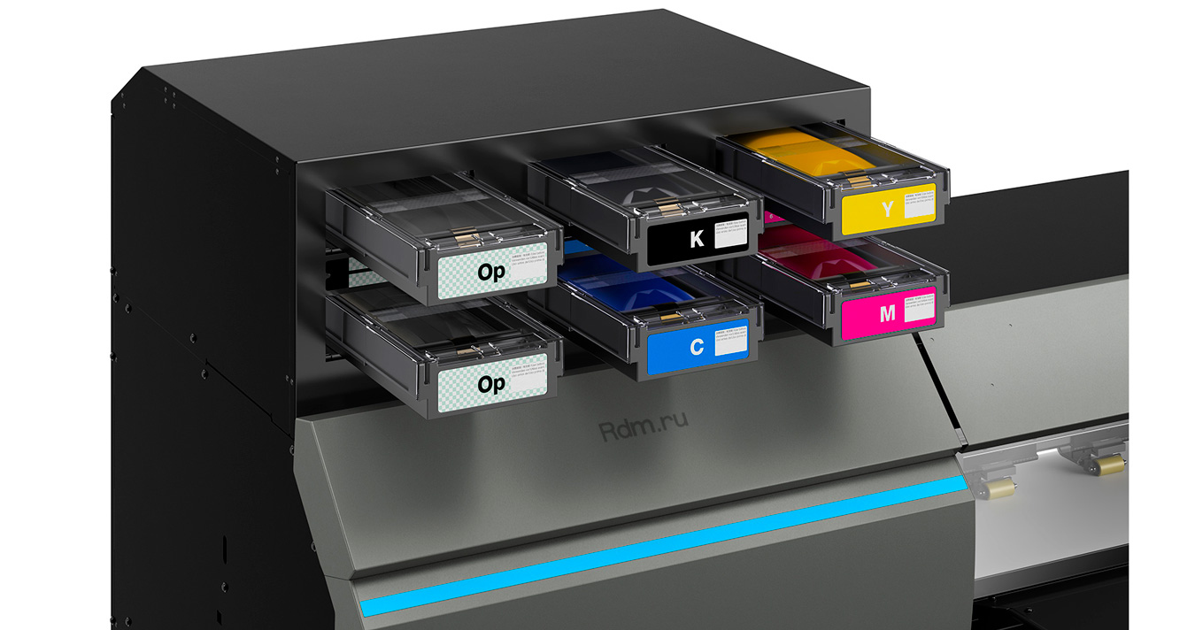 Латексный принтер AP-640 использует латексные чернила TrueVIS