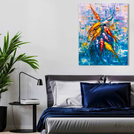 AP-640 печатает на ткани