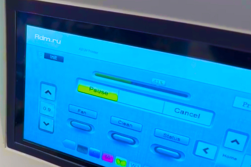 JN-A3 i3200 УФ принтер с пультом управления через меню