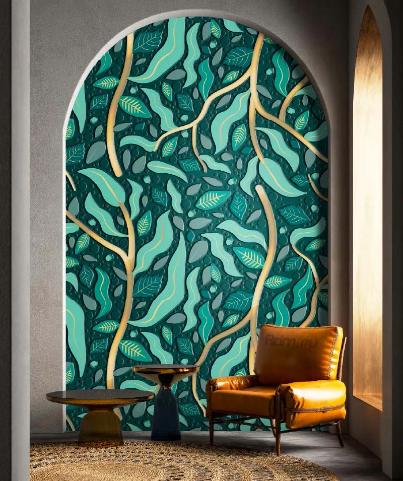 Фактурные обои 