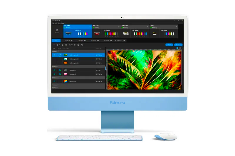 Планшетный уф принтер Roland LO-300-F2 c VersaWorks 7 RIP