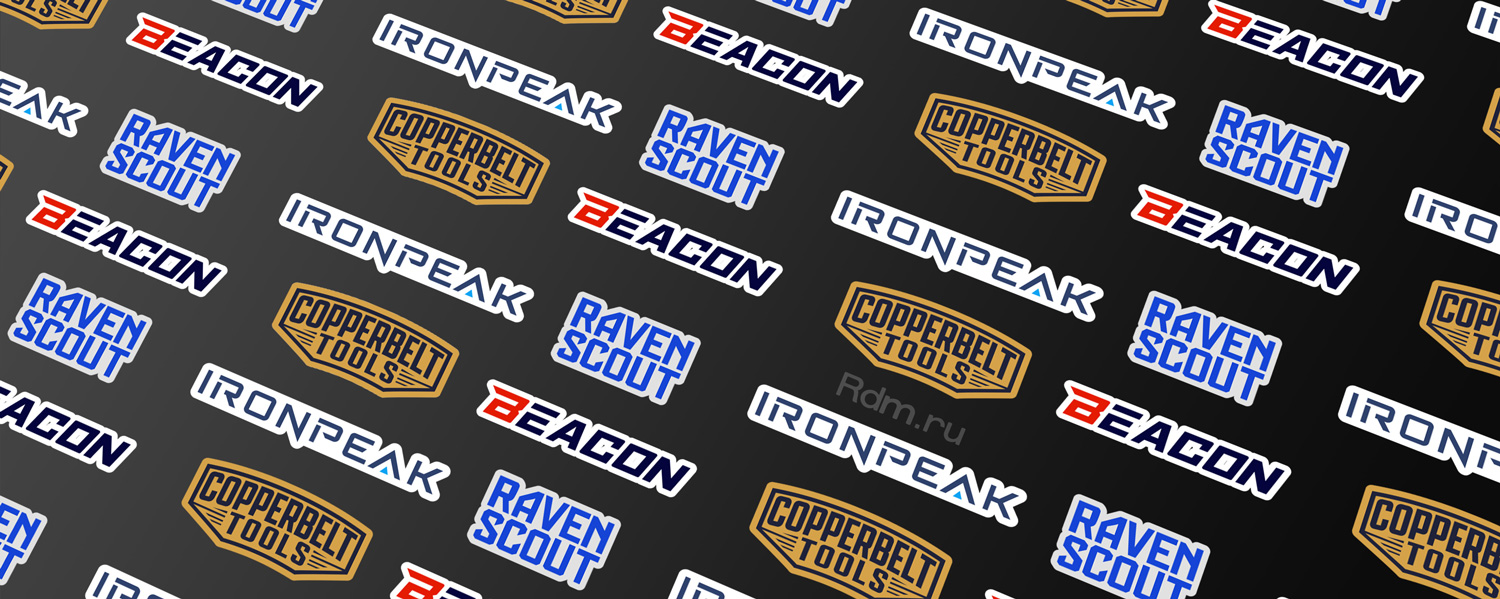 Стикеры сделанные на плоттер-каттере Roland XG-640 формата 1,6 м