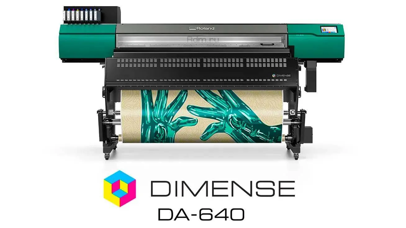 Roland DG выпускает совершенно новый принтер для текстурной печати DA-640 серии DIMENSE 