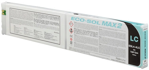 ESL4-4LC, 440мл, картридж Light Cyan ECO-Sol MAX2