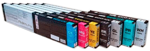 EUV5-5CY, 500мл, картридж Cyan, уф-чернила Roland ECO-UV5