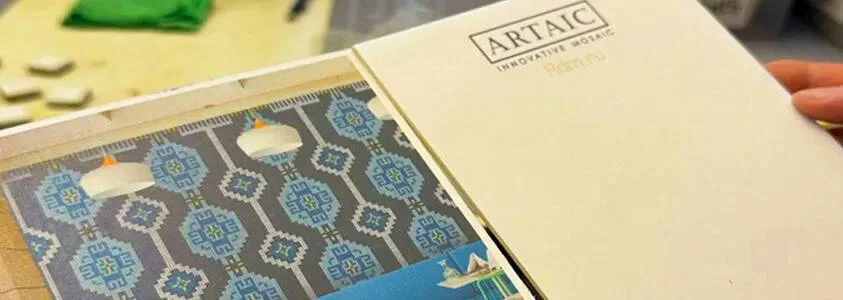 Современная мозаика: ARTAIC создает индивидуальные образцы плиток с использованием УФ-печати