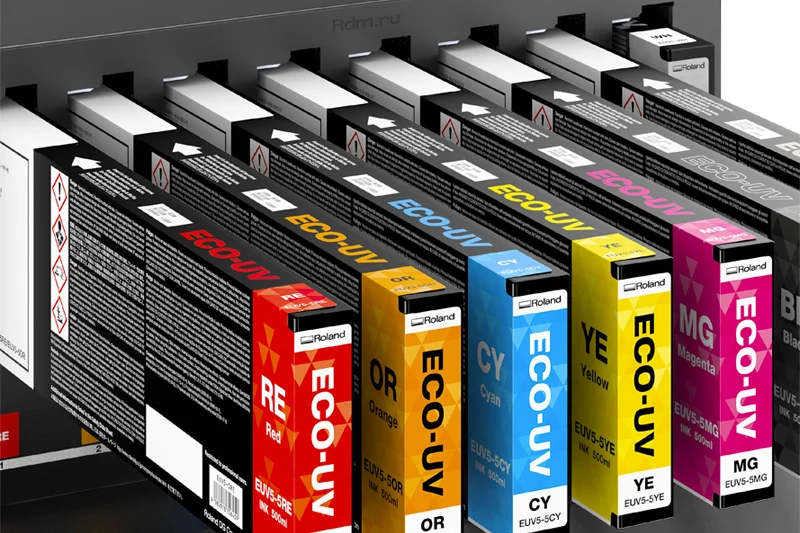 Новейшие уф-чернила ECO-UV EUV5 для CO-640i-F3