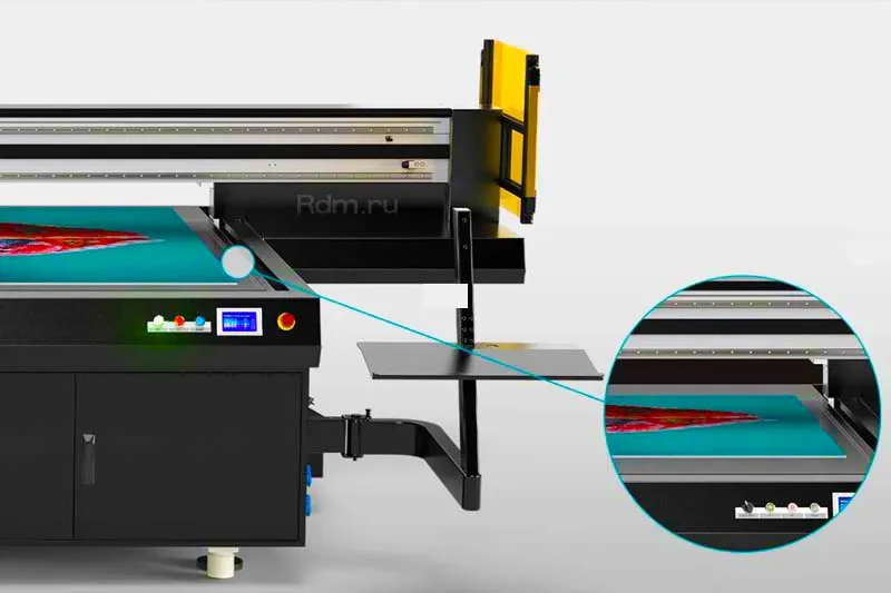 Планшетный уф-принтер Roland EU-1000MF c электронным вакуумным столом