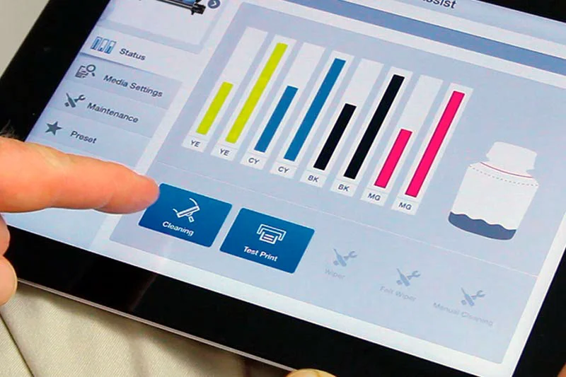 Приложение Roland Printer Assist для iPad