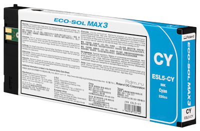 ESL5-CY, 220мл, картридж Cyan ECO-SOL MAX3