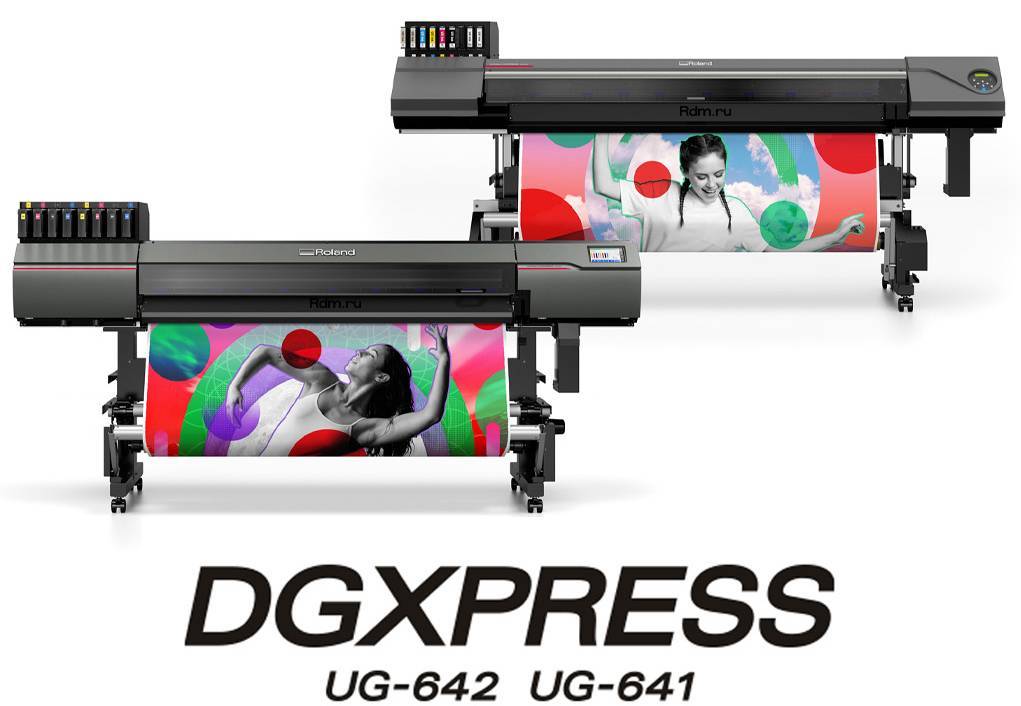 UG-642 и UG-641 новые уф плоттеры каттеры серии DGXPRESS от Roland DG