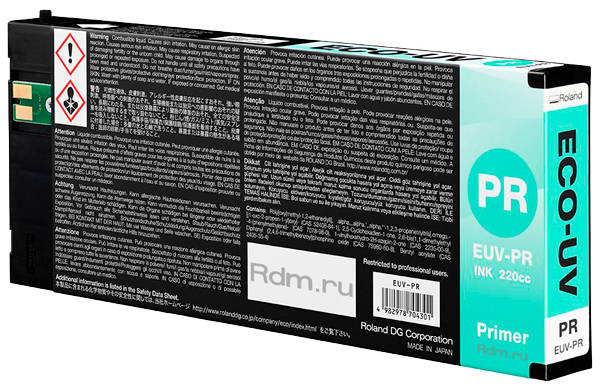 EUV-PR, 220мл, картридж Primer, уф-чернила Roland ECO-UV
