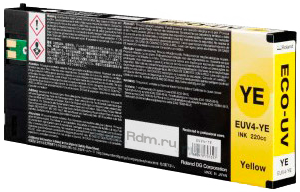 EUV4-YE, 220мл, картридж Yellow, уф-чернила Roland ECO-UV4