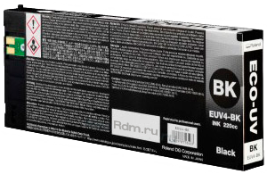 EUV4-BK, 220мл, картридж Black, уф-чернила Roland ECO-UV4