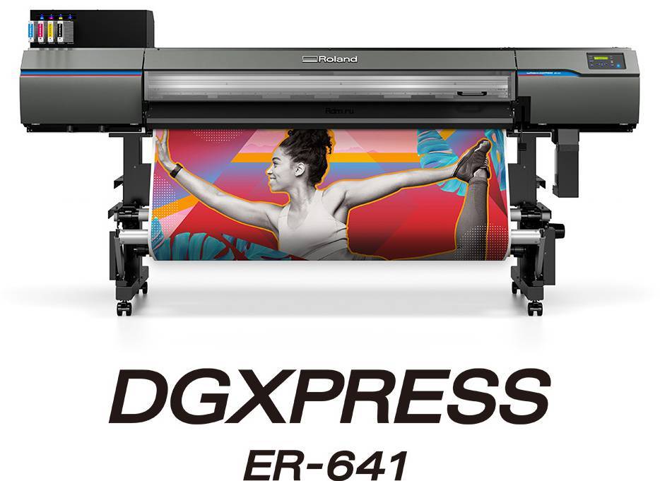 ER-641 новый экосольвентный струйный принтер формата 1,6 м в серии DGXPRESS Roland DG
