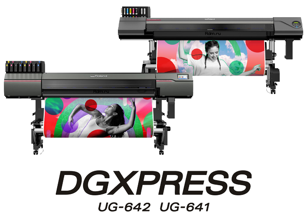UG-642 и UG-641 новые уф плоттеры каттеры серии DGXPRESS от Roland DG